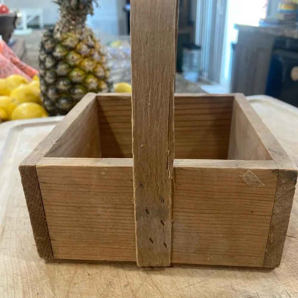 Source Unknown Rustic Strawberry Patch Basket